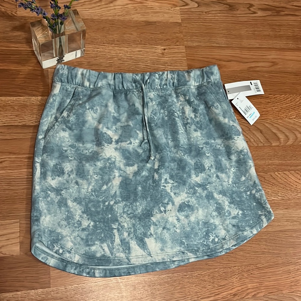 Peace & Pearls Tie Dye Pocked Skirt Sz S